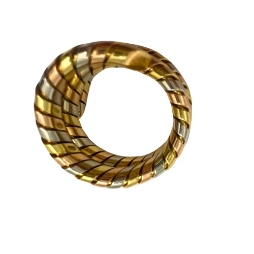 BVLGARI トゥボガス スリーカラーゴールドリング