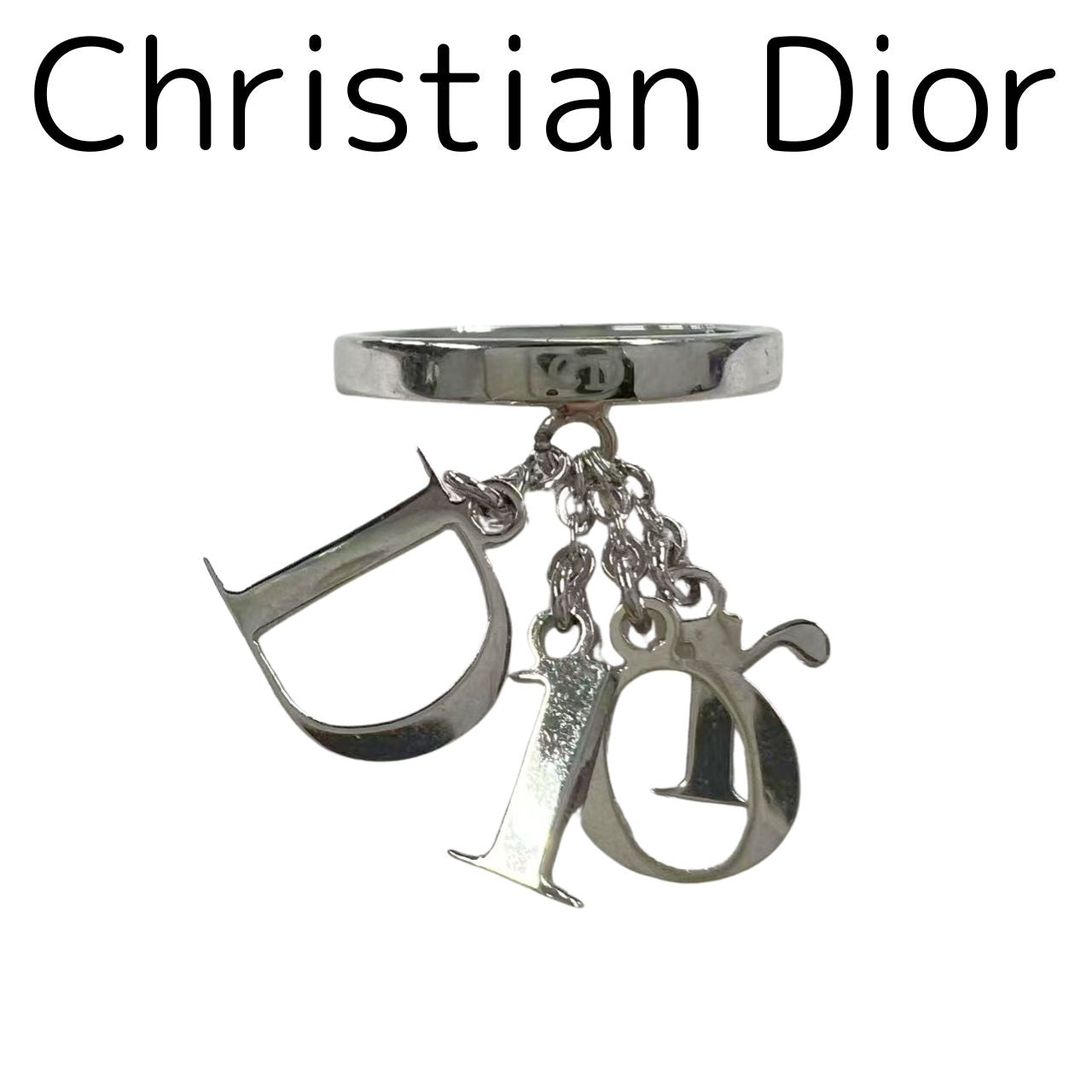 Christian Dior ロゴ チャーム リング