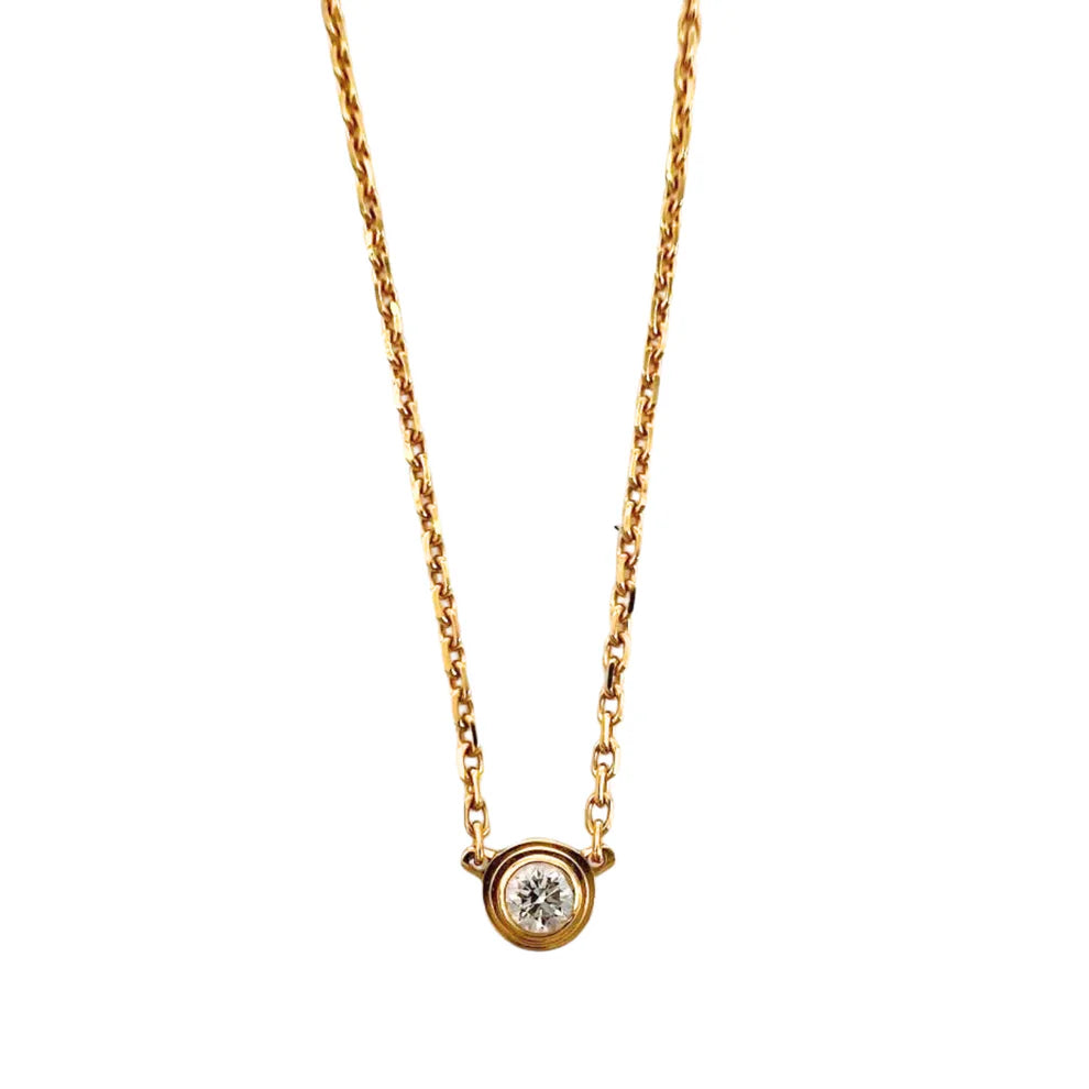 Cartier 750 カルティエ ダムール ネックレス XS