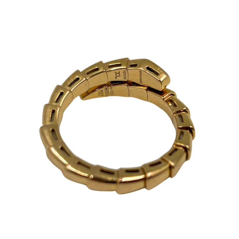 BVLGARI 750PG ゴールド セルペンティ ヴァイパー リング #16