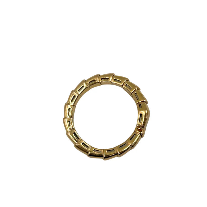BVLGARI 750PG ゴールド セルペンティ ヴァイパー リング #16
