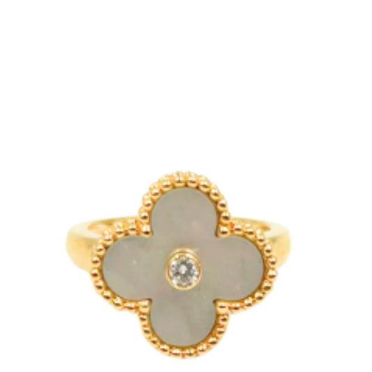 VAN CLEEF ＆ARPELS アルハンブラ 750 リング ダイヤモンド 6.1G