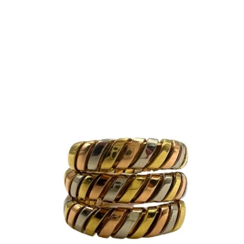 BVLGARI トゥボガス スリーカラーゴールドリング