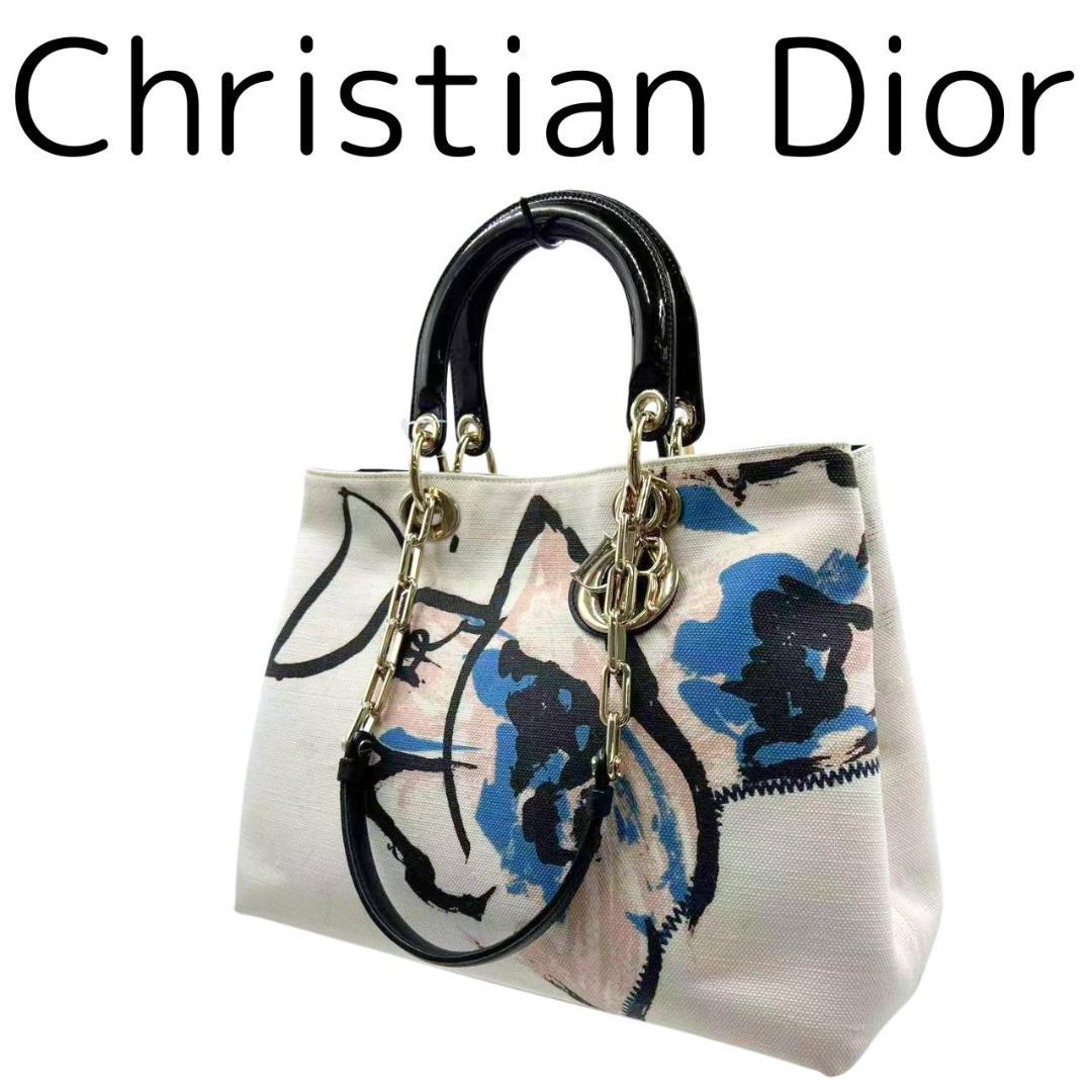CHRISTIAN DIOR  バッグ 2way トート キャンバス