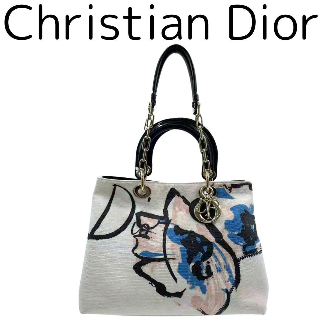 CHRISTIAN DIOR  バッグ 2way トート キャンバス